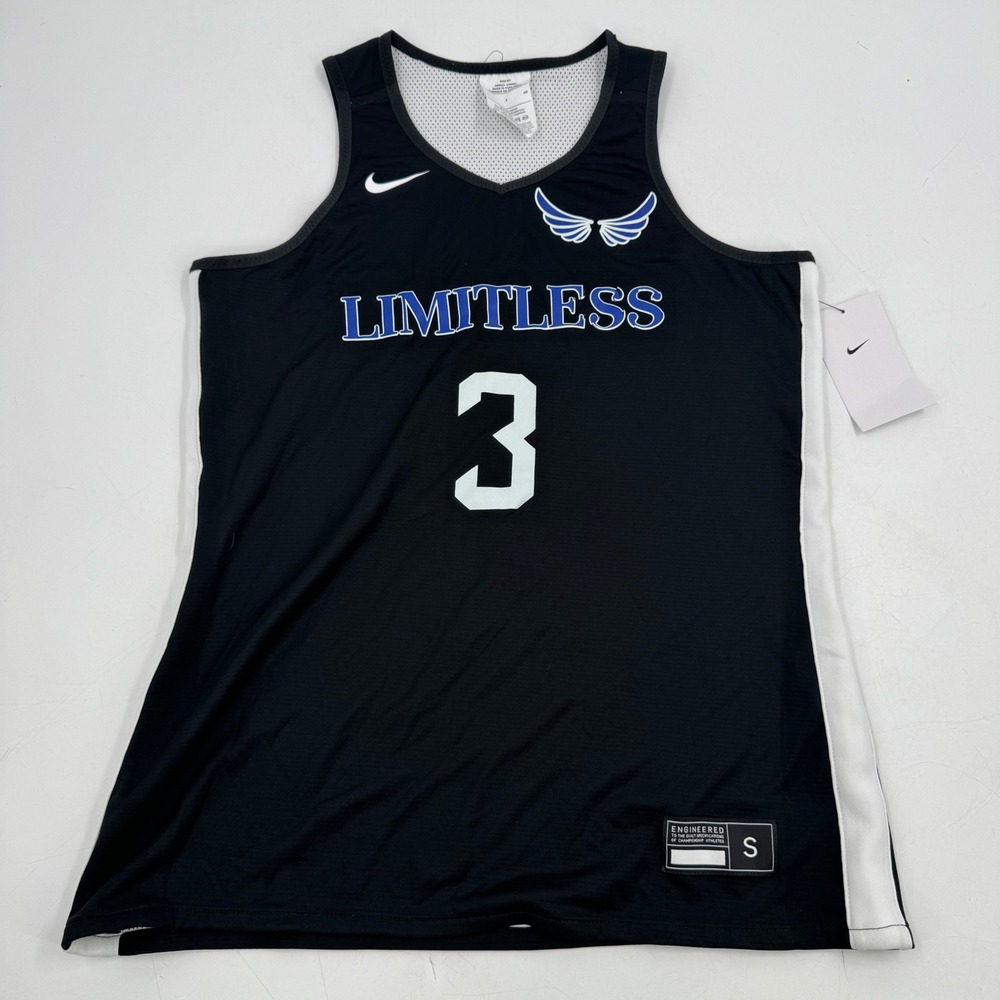 Nike Limitless Basketball Jersey Women's Size S Black Number 3 Sleeveless